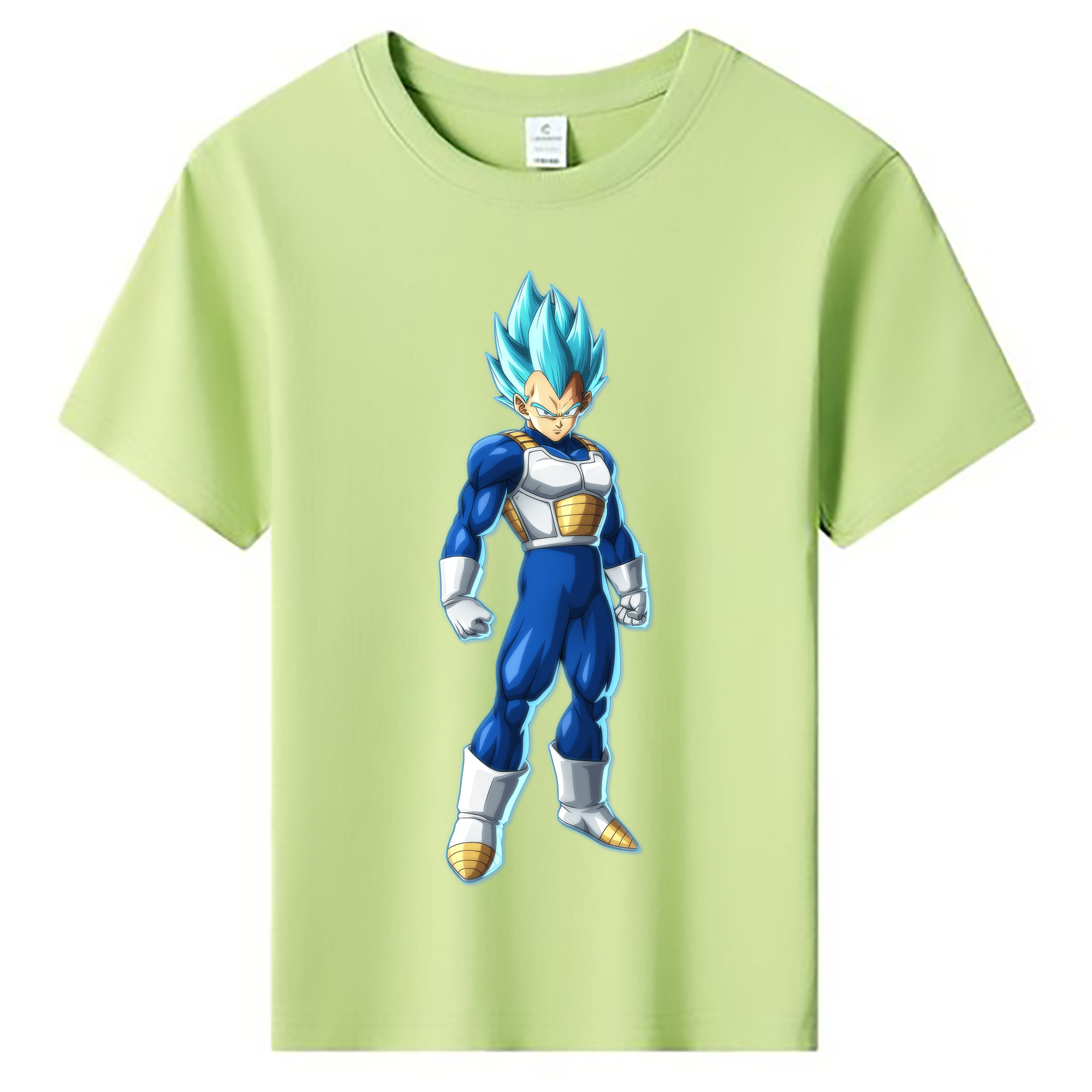 ドラゴンボール ベジータ四世（Bejīta Yonsei）DRAGON BALL Vegeta IV 綿100％キッズTシャツ（フロントプリント）
